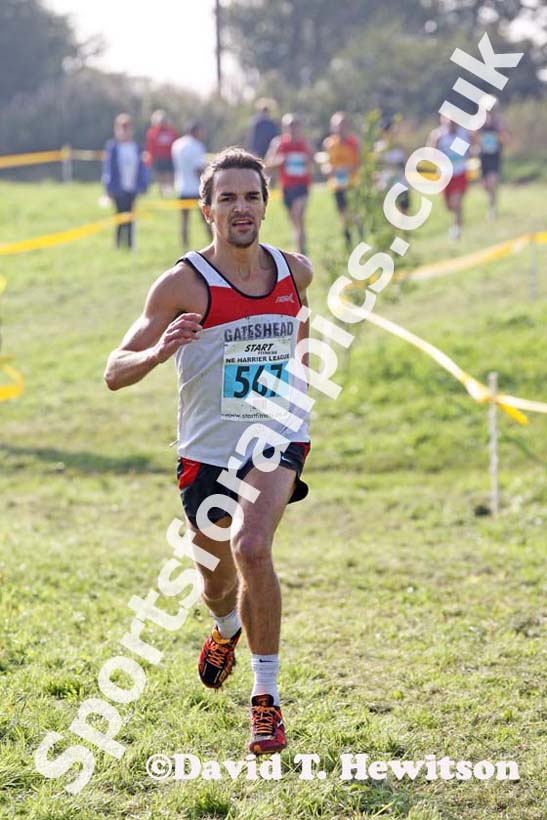 Senior men Conrad Franks,  Sherman Cup, Hedley Farm, Tanfield, County Durham.